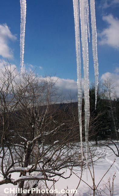 Icicles With Trail