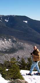 Curt Hiller surveys Franconia Ridge